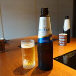 木曽路 - ノンアル（税込528円）を飲みながらお料理を待ちます。