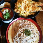 Tsunose - 津の勢丼☆￥1350＋ざるそばに変更＋￥200＝￥1550