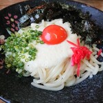 明礬うどん - ・冷やし山かけうどん 900円 + 大盛 110円