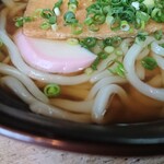 明礬うどん - ・汁でもフヤケ具合がまるで無い