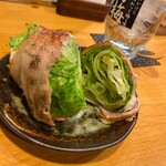 やきとり はなごし - ・レタスの豚肉巻