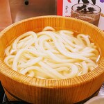 Marugame Seimen Kurashiki Sasaoki Ten - 釜揚げうどん並140円 かしわ天150円