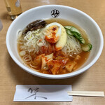 Pyongyang Korean Cold Noodles Shokudoen - 平壌冷麺おにぎりセット麺大盛り1160円