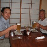 Kihei - 改装担当の光倉建匠の長倉（写真右）さんと長倉さんをご紹介されたスケルマ高田塾の高田さんがご来店