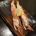 Private rooms × Seafood Izakaya Karina - 大えび塩焼き(2本) 580円