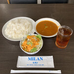 Milan - マトンカレーのセット('20/07/24)