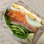 Sandwich Senmon Ten Sancerite - スモークサーモン＆クリームチーズ