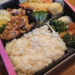 Kami Yama - 麦めしとろろ生姜焼弁当