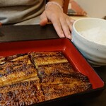 Unagi no Ono - うなぎめしの、鰻さん
                        諸手をついてお出迎え