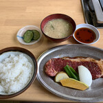 House Yakiniku Tei - 愛寄牛サーロイン定食　1,100円税込