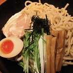 Shogun Ramen Honjo Ten - あっさり石焼つけ麺　並盛り300g 840円
                      麺は『傾奇者』さん。ツルツルの極太麺。