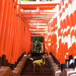 Ｂｉt t e - 山王日枝神社の赤鳥居。