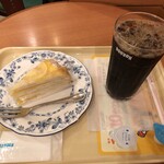 ドトールコーヒーショップ - はちみつレモンミルクレープ・アイスコーヒーM