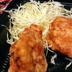 Karayama Saitama Honjo Ten - 親子丼セット弁当の唐揚げ