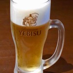 蔵のむこう - 生ビール（エビス樽生）