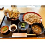 Restaurant Satokawa - 小鮎の唐揚げ丼セット￥1580