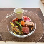 Restaurant Southern - 前菜盛合せ。