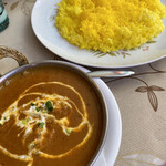 India Nepal Restaurant Karika - チキンカレー（ライス）、850円。