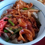 Yamada Udon Higashimatsuyama Ten - 豚味噌焼肉丼 秩父スタイル、だそうな