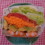 Sandwich Senmon Ten Sancerite - 海老アボガドサンド(550円)