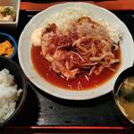 鍛冶屋 文蔵 - 生姜焼き定食