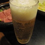 Yakiniku Honpo - 生ビール(小) 370円