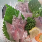 Akaguna - 岩魚の刺身　880円