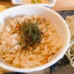 Teuchi Soba Kokoro - 鶏五目ご飯、薄味で旨いの