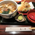 Mimiu Shin Osaka Ten - 海老ときのこの天麩羅うどん