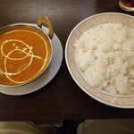 王様のカレー - 王様ランチセット (税込み 880円)  チキンカレーを選択