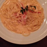 La Pecora - 海老とズワイ蟹のトマトクリームパスタ・１，７１９円