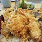 Tempura Naohan - 天重　2,000円　天ぷら7品　