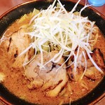 Shogun Ramen Honjo Ten - 平日限定
                      炙り豚野菜将軍辛味噌らーめん　1,480円+tax