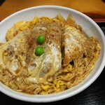 茶そば処　茶遊庵 - 平日ランチセットのかつ丼