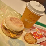 McDonald's Kawasaki Fujimidori Ten - ソーセージエッグマフィンセット（４５０円）２０２０年１０月