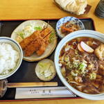 若菜 - きしめん定食 麺大盛り