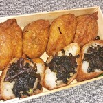 門前そば山彦 - 普通味とわさび味の
            ミックス