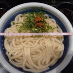 Marugame Seimen Ion Moru Mito Uchihara Ten - 釜揚げうどん特　250円(税込)　丼の直径22cm