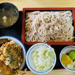 丸花 - 「半天丼セットのもり」1,000円税込み