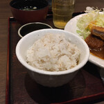 Kurashiki Tonkatsu Sakura Tei Ayagawa Ten - 麦飯