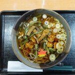 Chojahara Service Area (Noborisen) - 山菜そば（¥530税込み）