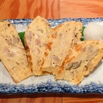 Sanchoku no Gyokai to Nihonshu Shochu Wa Bar Sanchamare - ツナときのこの玉子焼き