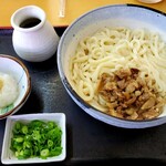 花岡製麺 - 牛すじおろしうどん