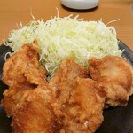 Kara Yoshi Numatsu Sanen Ten - から好し定食の唐揚げ