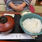 とんかつ後楽 - ミックスかつ定食のセット