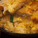 Nihonbashi Maru Ei - カツ丼（二段）：ご飯