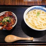 Sanuki Udon Chiyuki - Cセット(豚丼Sサイズ+温うどん)   750円