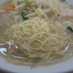 栄龍軒 - タンメンの麺