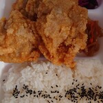 Karaage Senmon Bangari - から揚げ弁当・中(うま塩味4個)550円