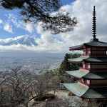 Fuji Sengenya - 富士山と五重塔